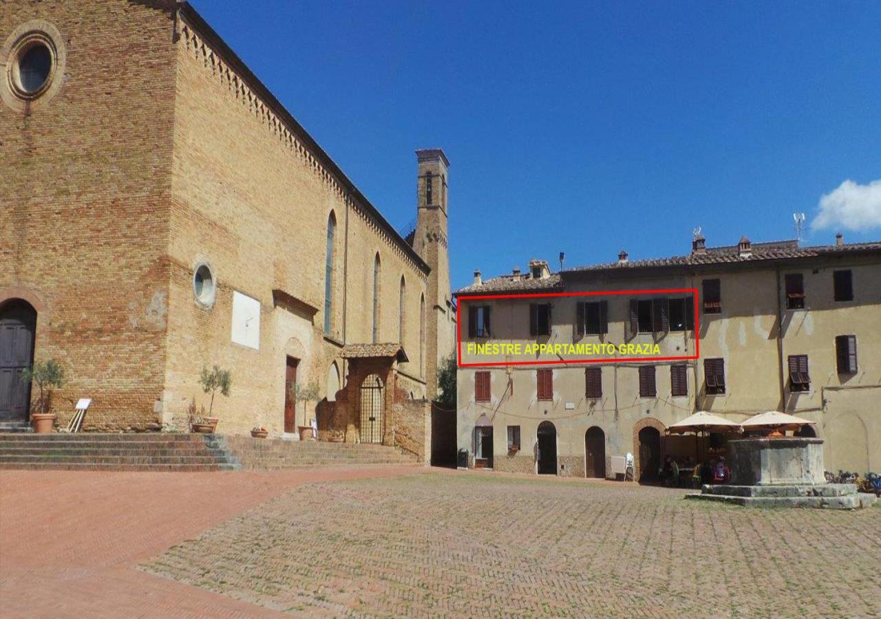 caratteristico appartamento Grazia centro storico San Gimignano Esterno foto